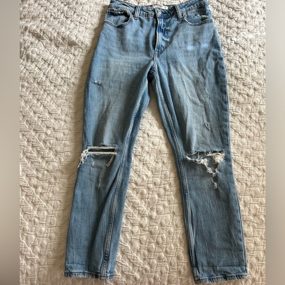 Abercrombie & Fitch the high rise skinny curve love jeans size 4/27